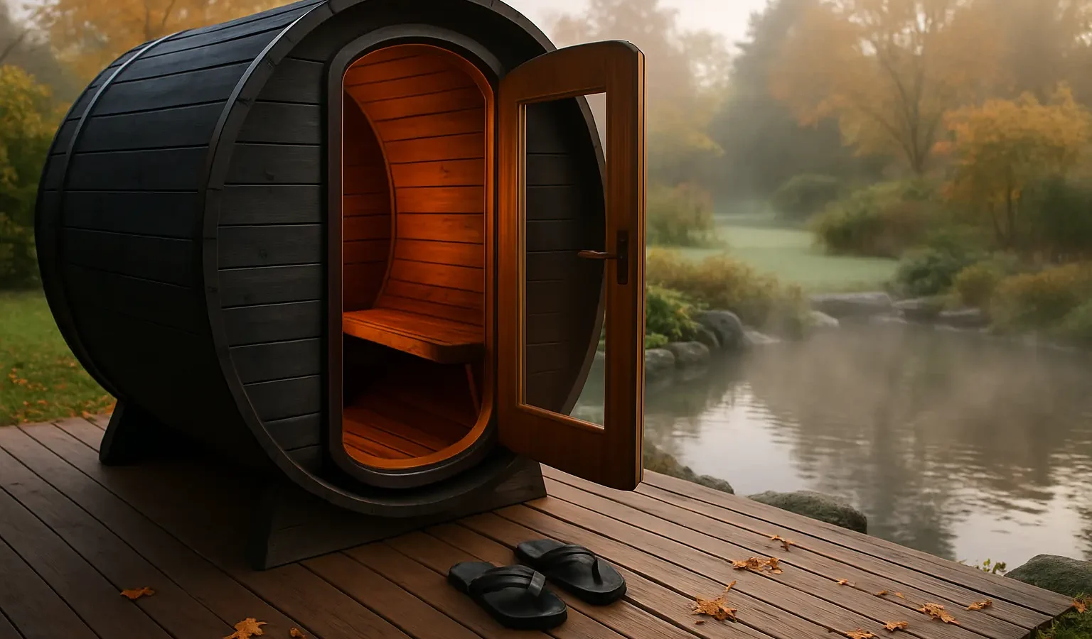 Fasssauna für 2 Personen: Die kompaktesten Modelle
