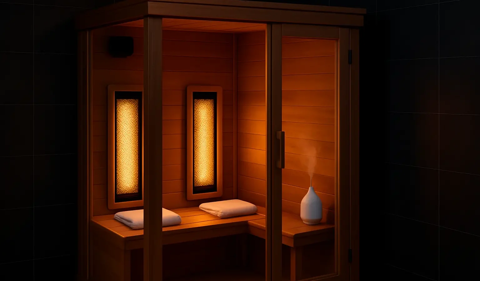 Infrarotkabine für 2 Personen: Kompakt und effizient