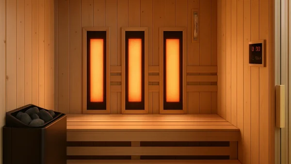 Kombi-Sauna Test: Finnisch und Infrarot in einer Kabine