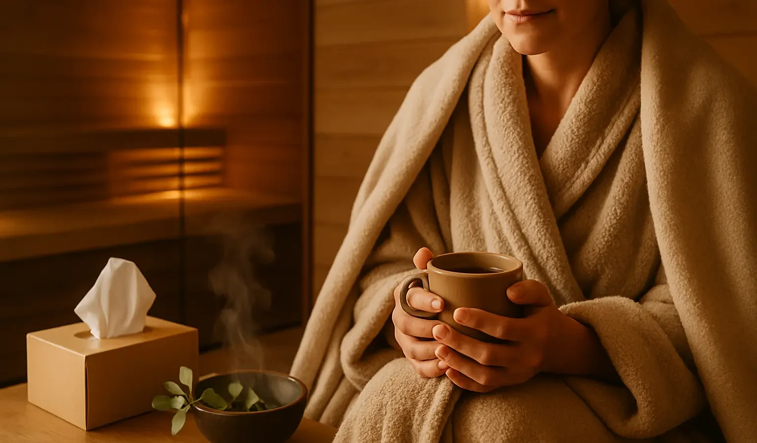 Sauna bei Erkältung: Wann es hilft und wann nicht