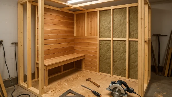 Sauna selber bauen: Schritt-für-Schritt Anleitung