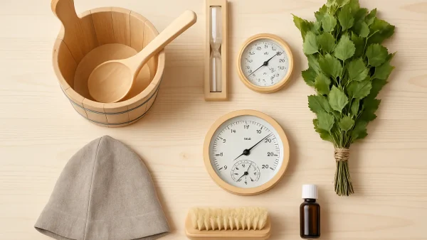 Sauna Zubehör Set: Was du wirklich brauchst