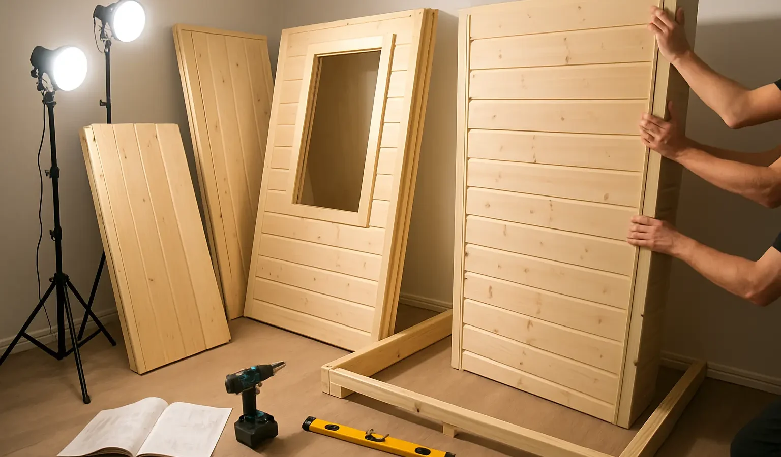 Saunakabine aufbauen: Tipps vom Profi