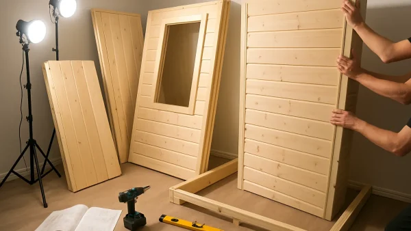 Saunakabine aufbauen: Tipps vom Profi