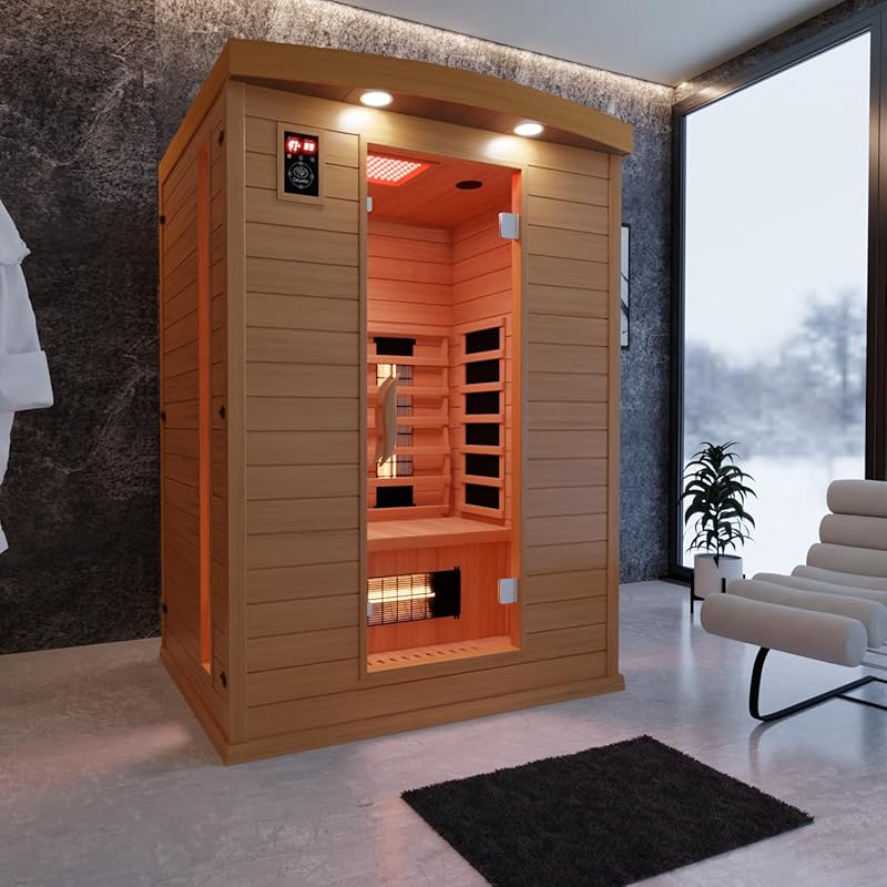 DEWELLO Pierson 2-Personen-Infrarotkabine