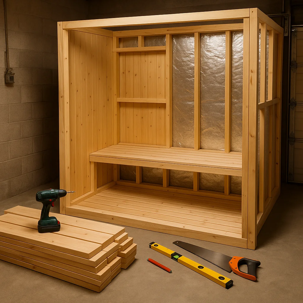 Sauna Selbstbau